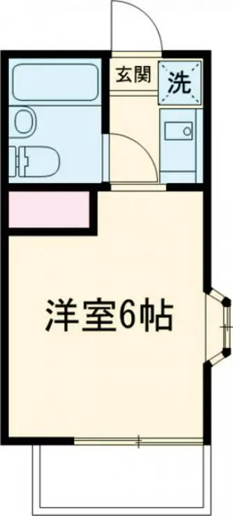 荻野コーポ 2階階 間取り