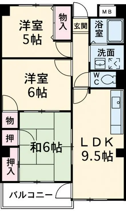 横須賀昭和ビル 2階階 間取り