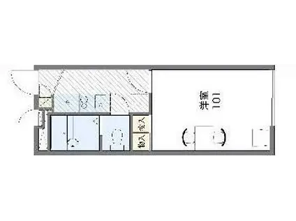レオパレススピカ(1K/1階)の間取り写真