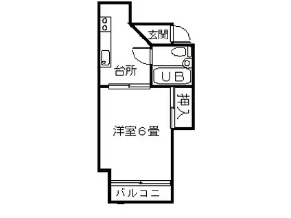 柴田ビル(1K/3階)の間取り写真