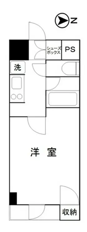 セントパレス王子 1階階 間取り