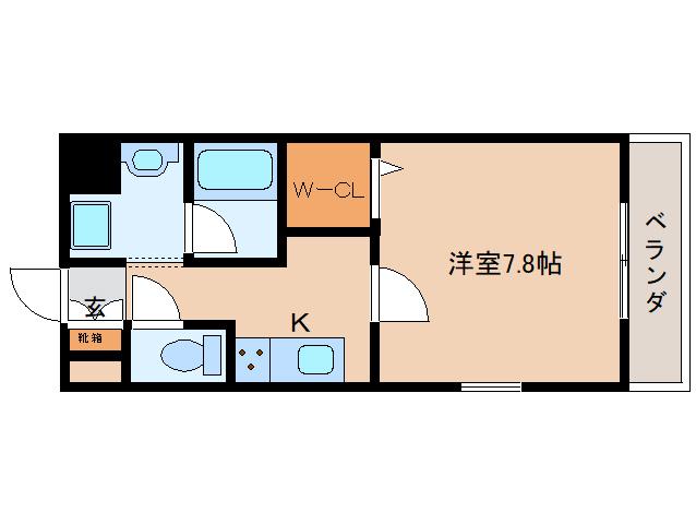 PRIMAVERILE(1K/3階)の間取り写真