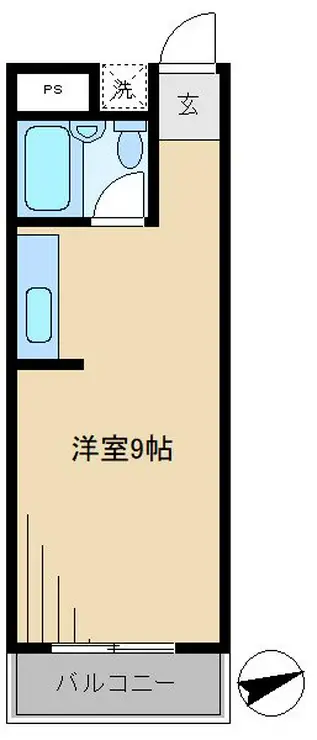 セントラルハイツ 2階階 間取り