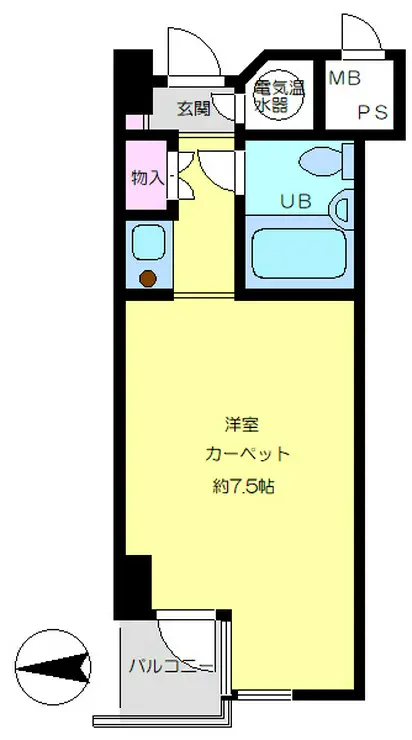 ニュー池袋ハイツ 4階階 間取り