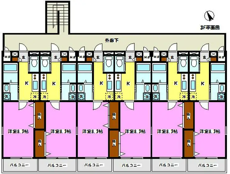 KS-15M 3階階 間取り