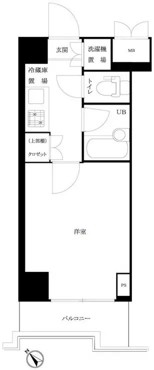 ルーブル神宮前 2階階 間取り