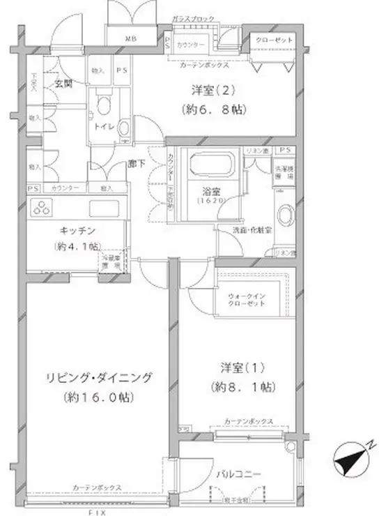 MFPRコート代官山 3階階 間取り