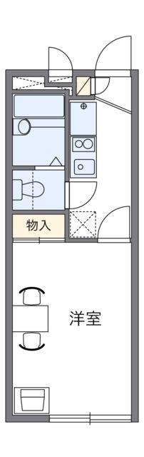 レオパレスYSセゾンII(1K/1階)の間取り写真