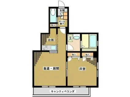 ファレオ千石(1LDK/3階)の間取り写真