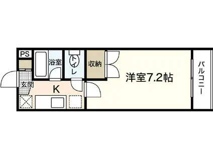 大宮KTビル(1K/3階)の間取り写真