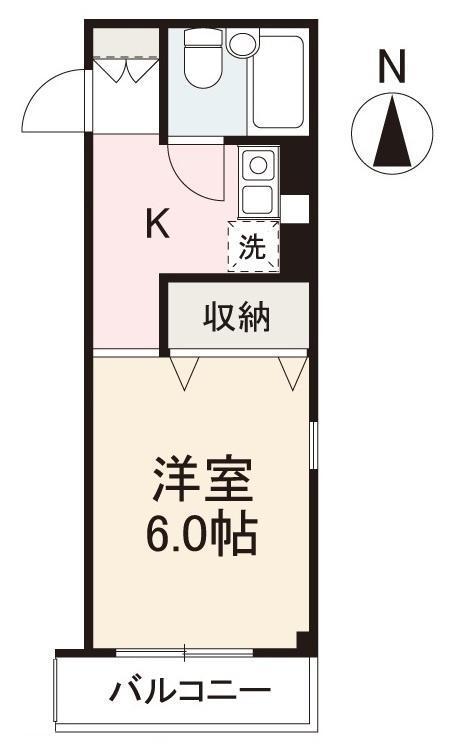 エルムT&T(1K/3階)の間取り写真