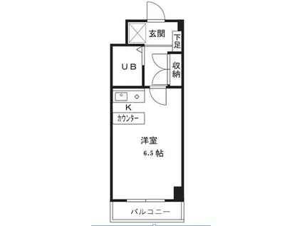 セシーズイシイ8(ワンルーム/3階)の間取り写真