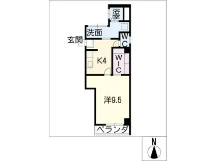 富士和ビル(1K/6階)の間取り写真