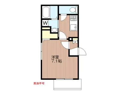 プリモ バレ SD(1K/3階)の間取り写真