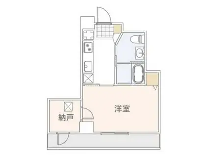 セイカ ガーデニアガーデン(1SK/6階)の間取り写真