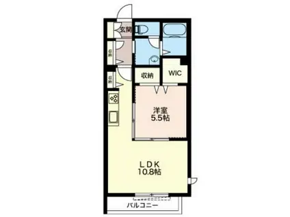  クラヴィエMO(1LDK/1階)の間取り写真