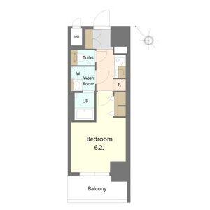 S-RESIDENCE野並駅前BROAD(1K/5階)の間取り写真