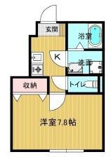 SHANTI COREA(1K/1階)の間取り写真
