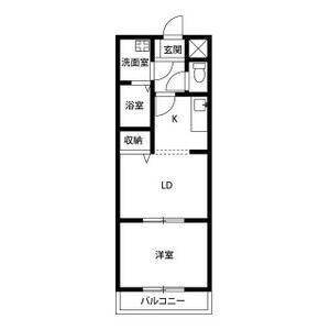 アムールMINERVA(1LDK/3階)の間取り写真