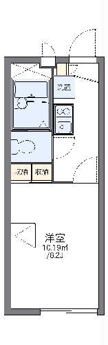 レオパレスガーデンハイツ18(1K/2階)の間取り写真