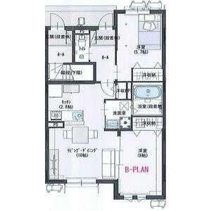 CASA GLUCK(2LDK/1階)の間取り写真