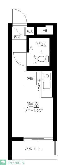 シティコア新宿(ワンルーム/2階)の間取り写真