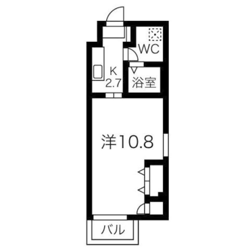 FMAISONPLAGE(1K/3階)の間取り写真