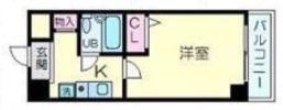 エスリード新大阪(1K/12階)の間取り写真