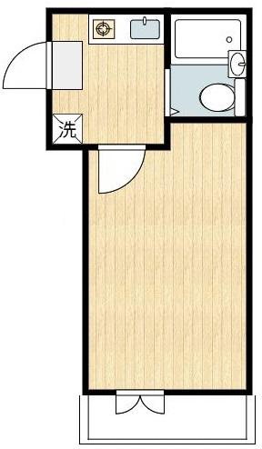 イルヴィラージュ平井(1K/1階)の間取り写真