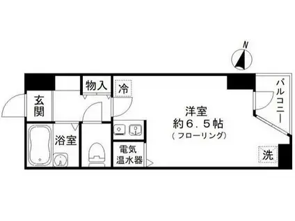 赤坂キャステール(ワンルーム/3階)の間取り写真