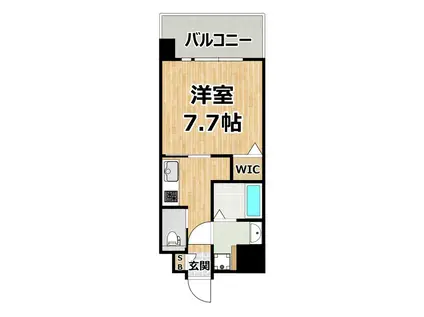 アール大阪リュクス(1K/8階)の間取り写真
