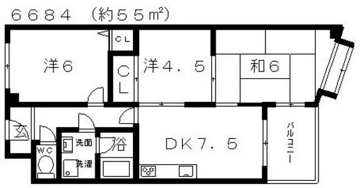 パークタワー目黒 1階階 間取り