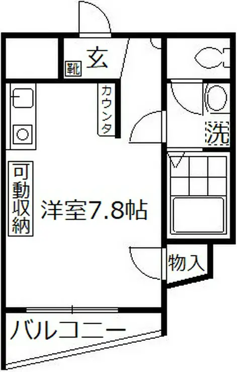 ミューズ宮前 1階階 間取り