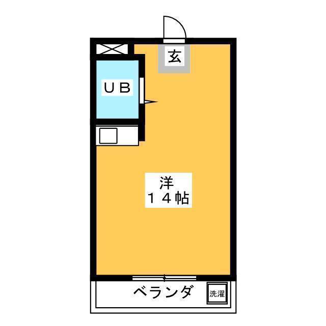 ブエナビスタ伊賀(ワンルーム/5階)の間取り写真