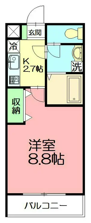 セレスティア江ノ島 1階階 間取り