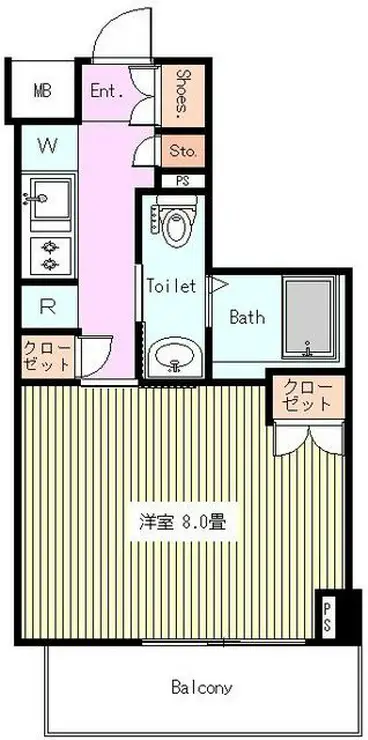 ガーラ渋谷常磐松 5階階 間取り