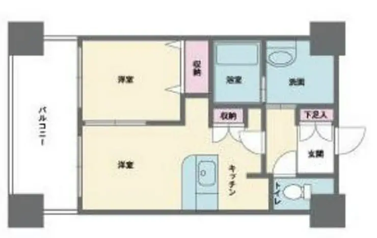 HF西新宿レジデンスWEST 6階階 間取り