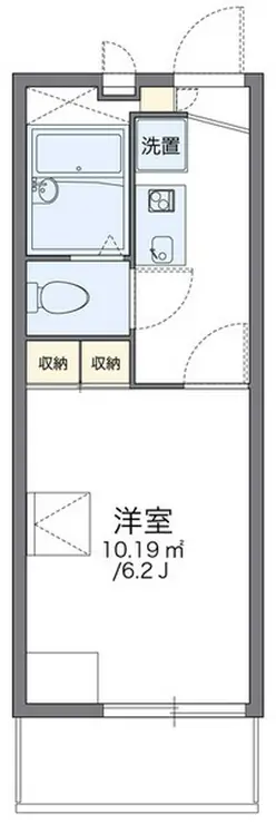 レオパレスIT 2階階 間取り