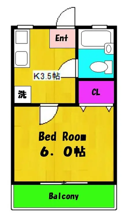 ダイワハイツ 2階階 間取り
