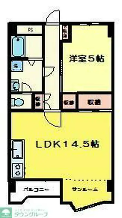 ハイム柏洋 4階階 間取り