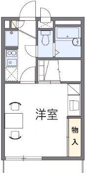 レオパレスCOZY COURT(1K/2階)の間取り写真