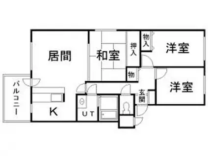 シティオひばりが丘(3LDK/3階)の間取り写真