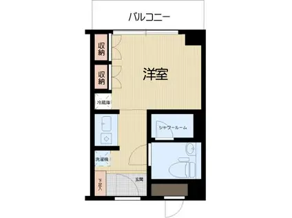 MENOCA MYOUGADANI(1K/10階)の間取り写真