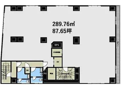 セントヒルズ代々木(ワンルーム/2階)の間取り写真