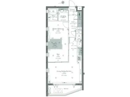 レグノ・フォレスタ(1SLDK/1階)の間取り写真
