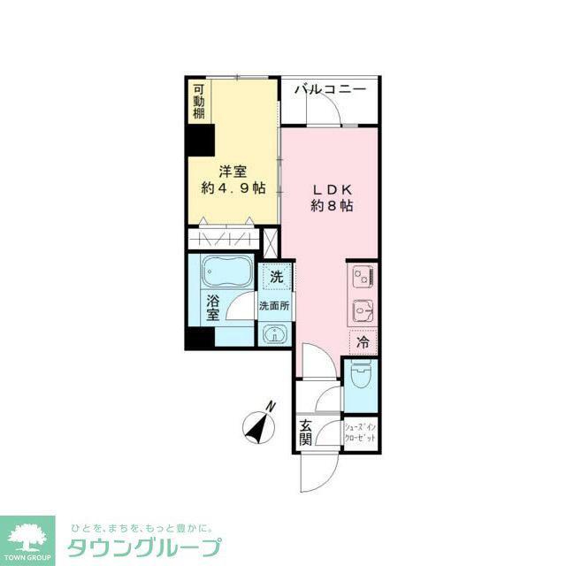モディアブンキョウコイシカワ(1LDK/1階)の間取り写真