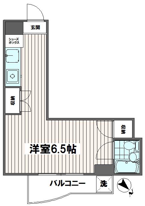 STビルディング(ワンルーム/4階)の間取り写真