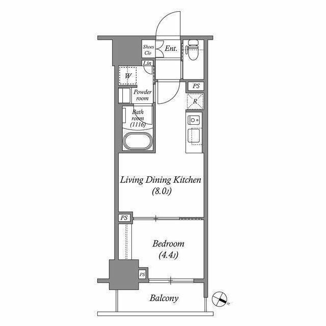 ACP RESIDENCE 浅草(3LDK/7階)の間取り写真