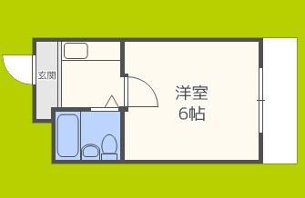 大宝新深江CTスクエア(1K/5階)の間取り写真
