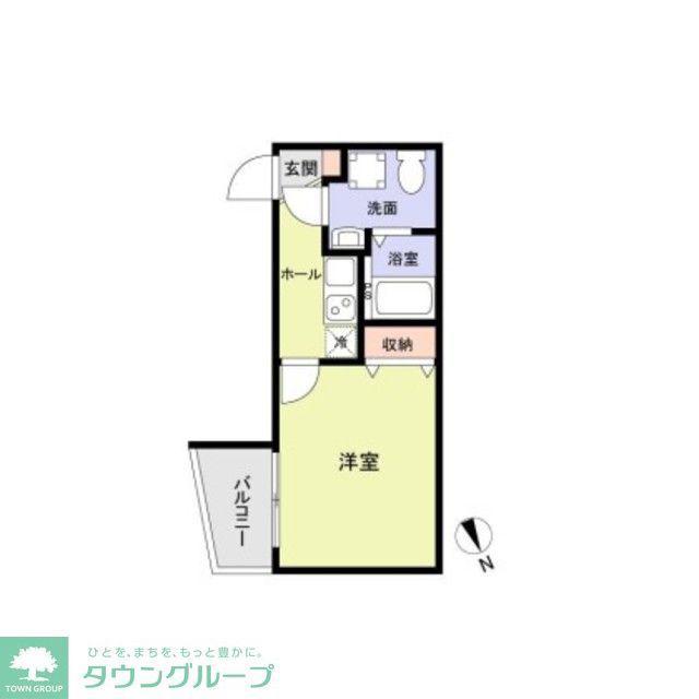 レイズ志木(1K/1階)の間取り写真